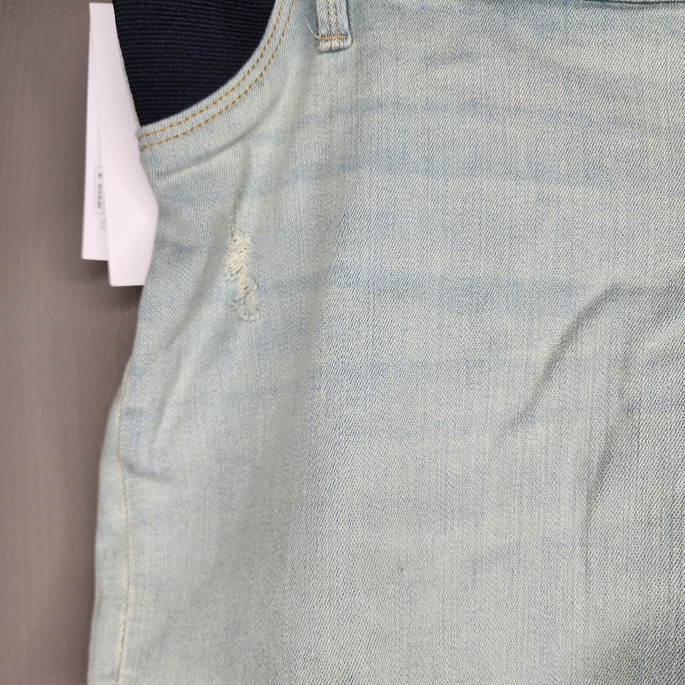 ISABEL MATERNITY By Ingrid & Isabel Under Belly Blue Jean Shorts. Size: 14. NWT - Picture 6 of 13